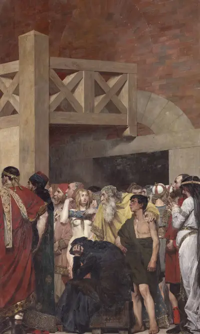 Smrt svaté Jenovéfy, 1874 – Nr. 4, Jean-Paul Laurens