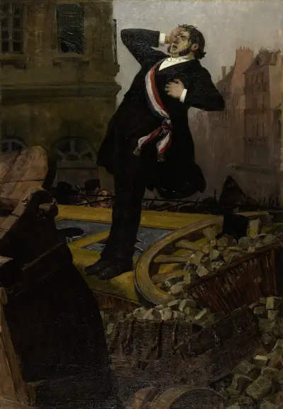Smrt poslance Alphonse Baudina 3. prosince 1851, Jean-Paul Laurens