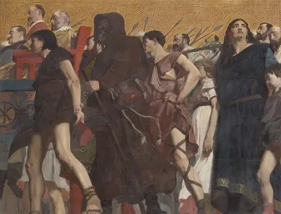 Procesí, 1874 – nr. 3, Jean-Paul Laurens