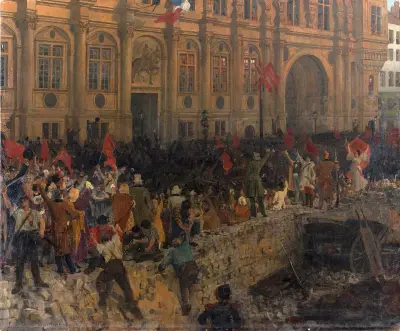 Vyhlášení republiky 24. února 1848, Jean-Paul Laurens