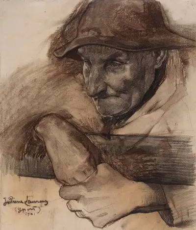 Starý námořník v Yportu, Jean-Paul Laurens
