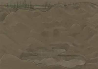 A Shell Crater, Paul Nash