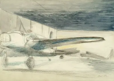 Bomber Lair, Paul Nash