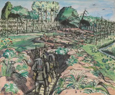 Leaving the Trenches, Paul Nash