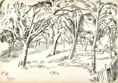 The Orchard, Paul Nash