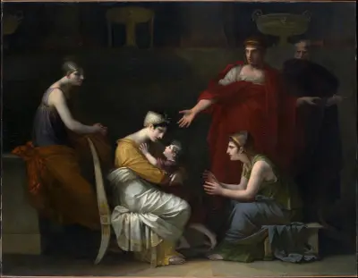 Andromache a Astyanax, 1813, Pierre-Paul Prud'hon