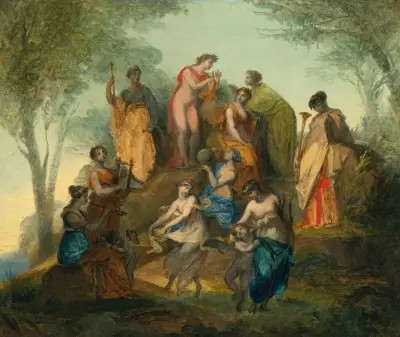 Apollón a devět múz na hoře Parnas, Pierre-Paul Prud'hon