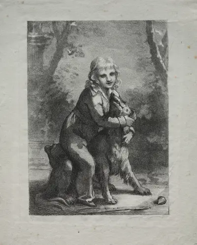 Chłopiec z psem, Pierre-Paul Prud'hon