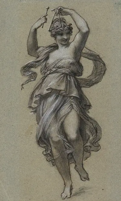 Danseuse au triangle av Pierre-Paul Prud'hon