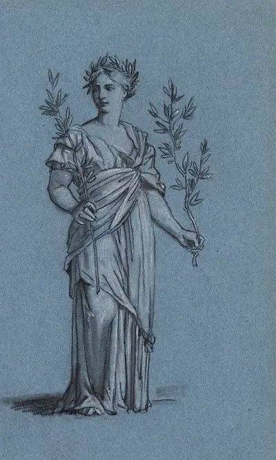Zentrale Figur der linken Gruppe von Pierre-Paul Prud'hon