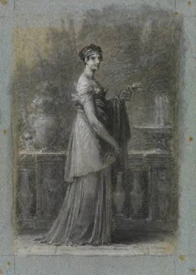 Kaiserin Joséphine Bonaparte, stehend in ganzer Figur, Pierre-Paul Prud'hon