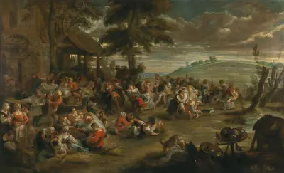 Wiejskie święto, Follower of Peter Paul Rubens