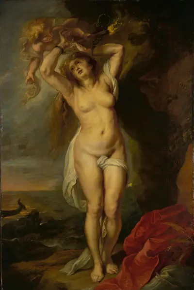 Andromeda, Follower of Peter Paul Rubens