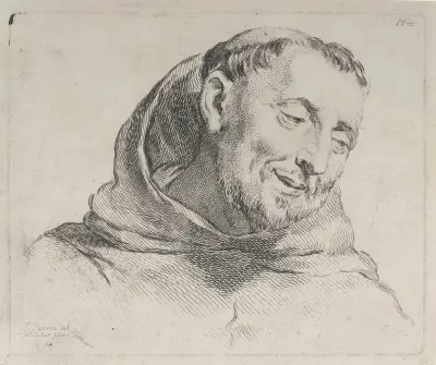 Capuchin Monk av Peter Paul Rubens
