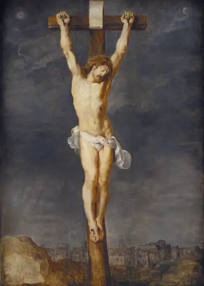 Christ on the Cross, 1592 av Peter Paul Rubens