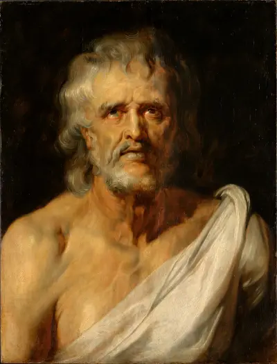 Portrait of the philosopher Seneca av Peter Paul Rubens