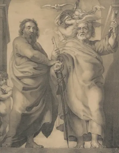 Saints Peter and Paul av Peter Paul Rubens