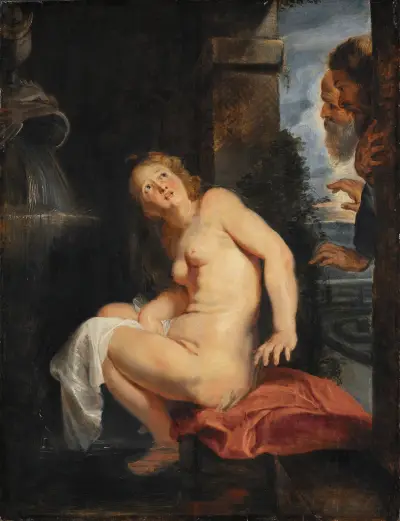 Susanna and the Elders, 1614 av Peter Paul Rubens