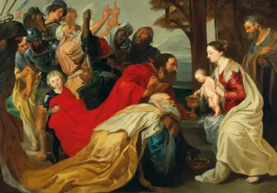The Adoration Of The Magi, Follower of Peter Paul Rubens