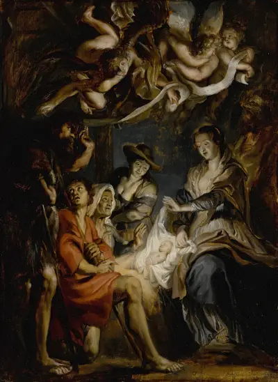 Pokłon pasterzy, Follower of Peter Paul Rubens