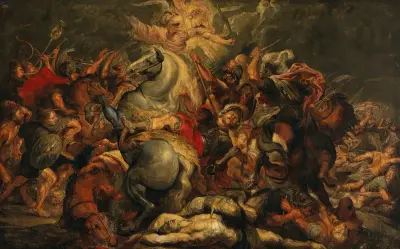 Śmierć Decjusza Musa w bitwie z Latynami, Follower of Peter Paul Rubens