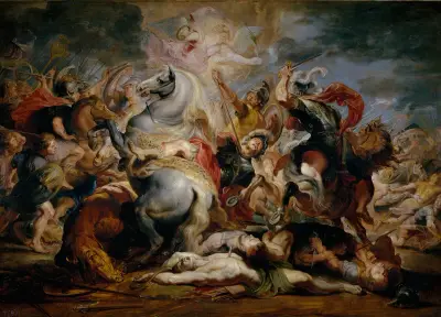 Decius Mus död av Peter Paul Rubens