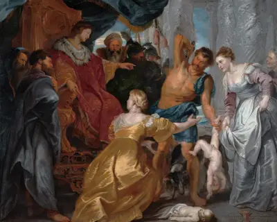 The Judgement of Solomon av Peter Paul Rubens
