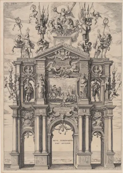 The Triumphal Arch of Ferdinand von Peter Paul Rubens