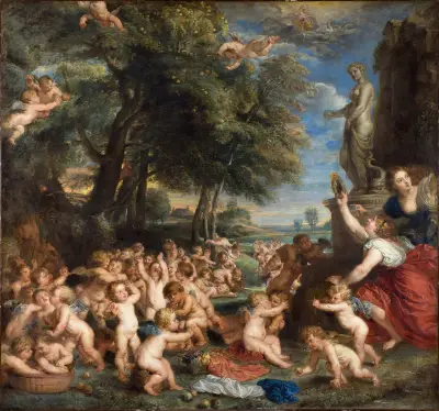 Uctívání Venuše, Peter Paul Rubens