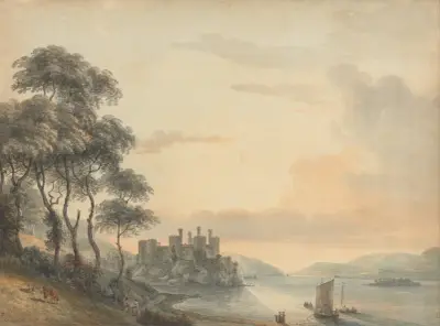 Conway Castle av Paul Sandby