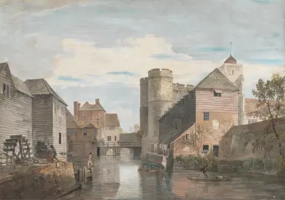 The Westgate, Canterbury av Paul Sandby