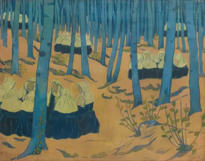 Bretonnes, Réunion Dans Le Bois Sacré, Paul Sérusier