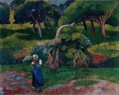 Landscape at Le Pouldu, Paul Sérusier