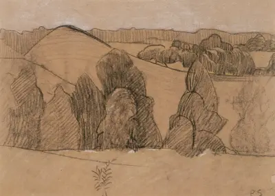 Landscape in Brittany, Paul Sérusier