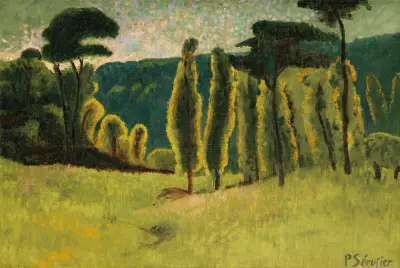 Pins Et Peupliers Dans Un Pré, Paul Sérusier