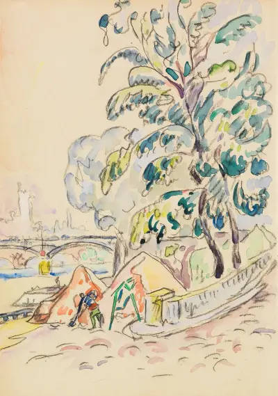 Na pařížské Seině, Paul Signac