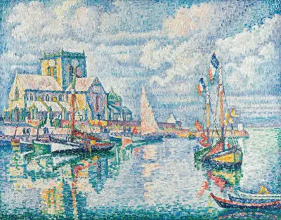Barfleur av Paul Signac
