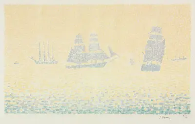 Boats av Paul Signac
