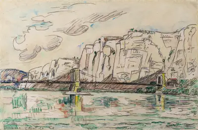 Donzère, Le pont av Paul Signac