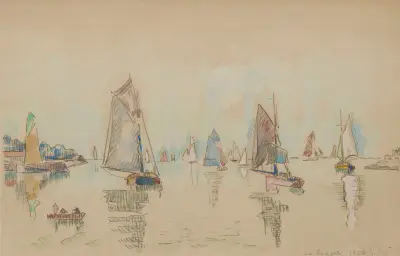 La Rochelle av Paul Signac