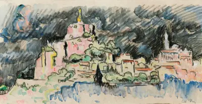 Le Puy-En-Velay, Ciel D’orage av Paul Signac