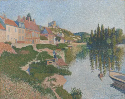 Les Andelys, 1886 av Paul Signac