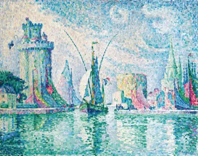 Les Tours Vertes, La Rochelle, 1913 – nr 1 av Paul Signac