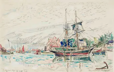 Loguivy av Paul Signac