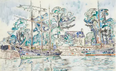 Paimpol, Le Fanny Crossfield av Paul Signac