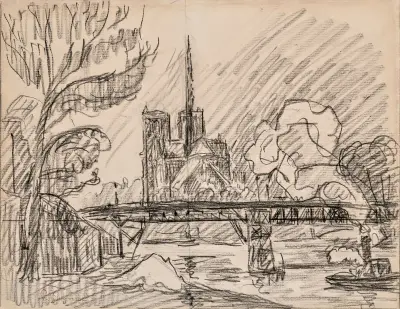 Paryż. Notre-Dame, Paul Signac