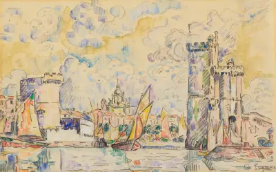 Port De La Rochelle av Paul Signac