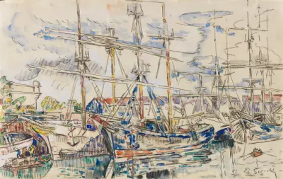 Saint-Malo, Les Terre-Neuvas av Paul Signac