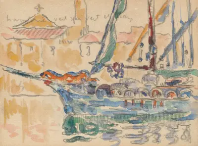 Saint-Tropez. Tartany, Paul Signac