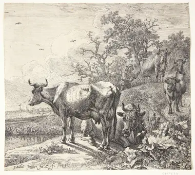 Kohyrden, 1649 von Paulus Potter